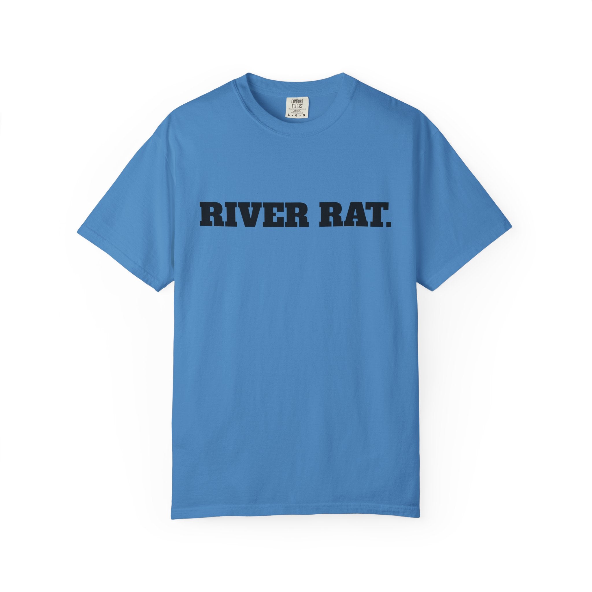 River Rat T-shirt | Fishing Sunset Graphic, Outdoor River Life