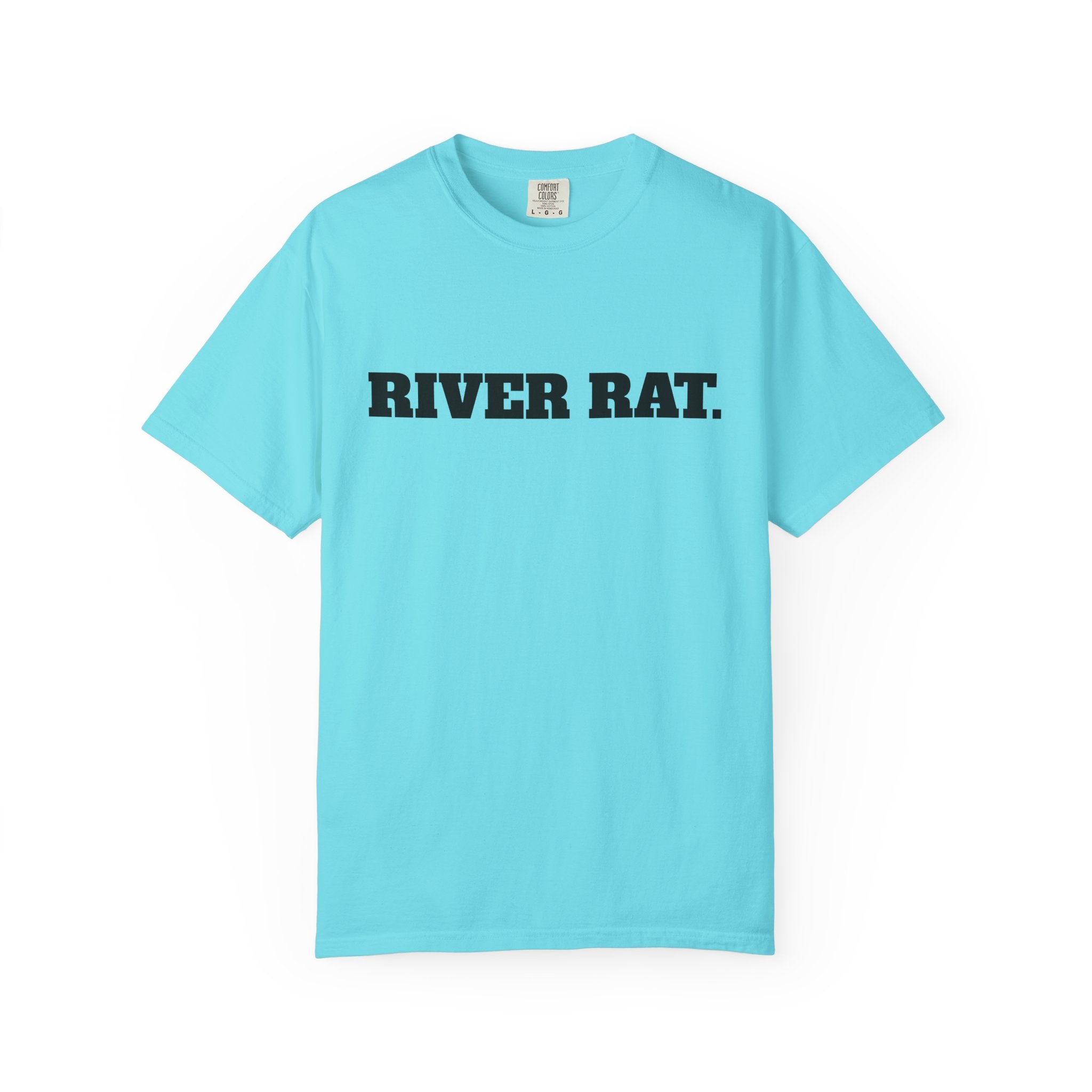 River Rat T-shirt | Fishing Sunset Graphic, Outdoor River Life