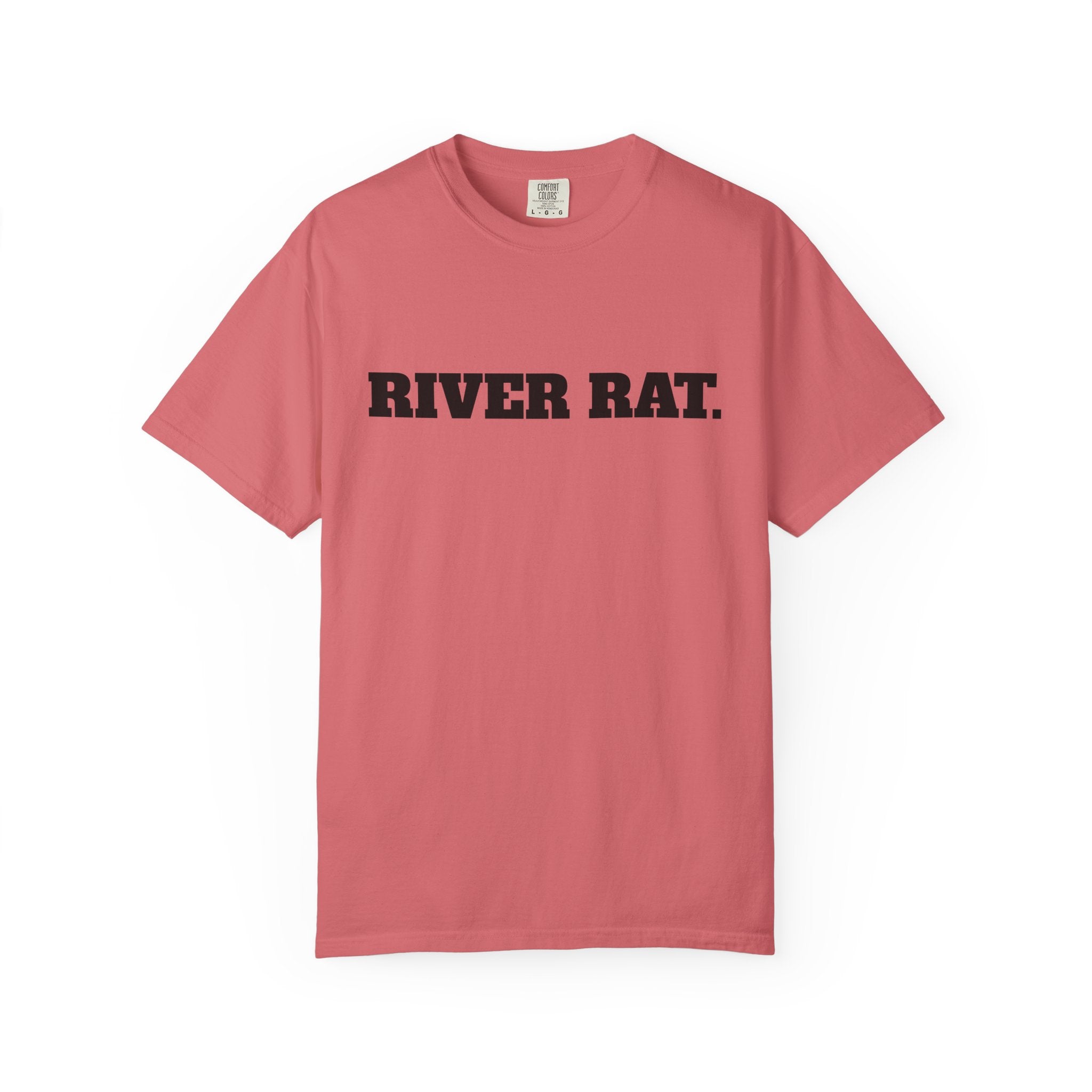 River Rat T-shirt | Fishing Sunset Graphic, Outdoor River Life