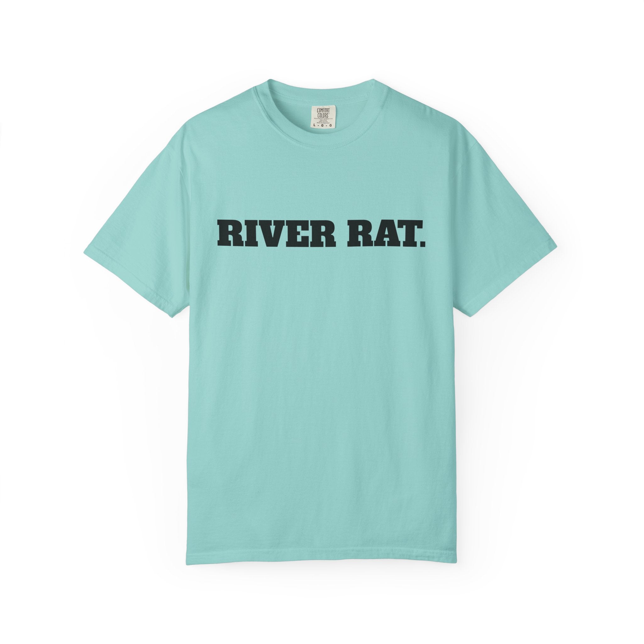 River Rat T-shirt | Fishing Sunset Graphic, Outdoor River Life